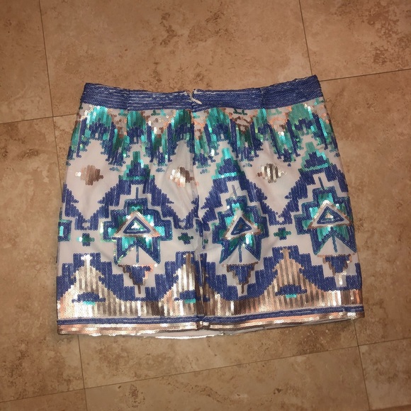 Sequin Aztec / Boho Style Skirt - Picture 4 of 5